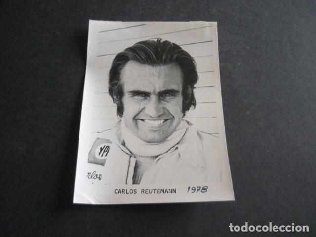 Fotograf&iacute;a antigua: CARLOS REUTEMANN CORREDOR AUTOMOVILISMO ANTIGUA FOTOGRAFIA ORIGINAL 14 X 10 CM