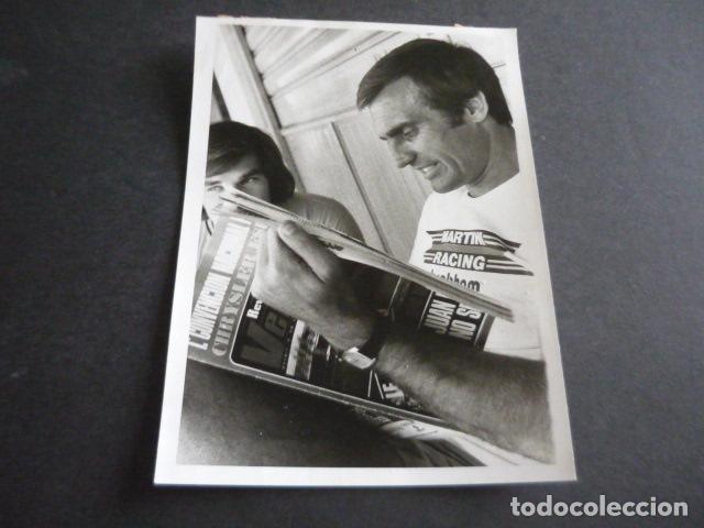Fotograf&iacute;a antigua: CARLOS REUTEMANN CORREDOR AUTOMOVILISMO ANTIGUA FOTOGRAFIA ORIGINAL 13 X 18 CM