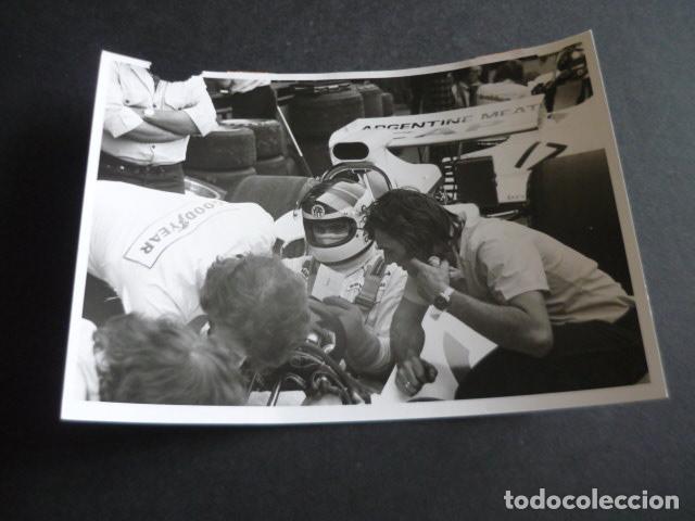 Photographie ancienne: CARLOS REUTEMANN CORREDOR AUTOMOVILISMO ANTIGUA FOTOGRAFIA ORIGINAL 13 X 18 CM