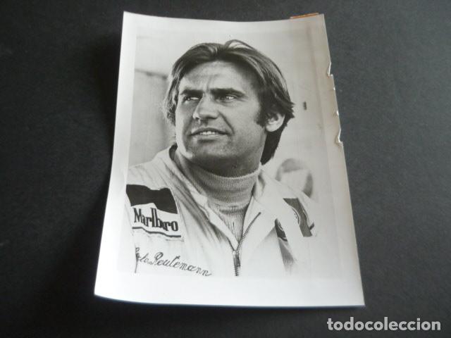 Photographie ancienne: CARLOS REUTEMANN CORREDOR AUTOMOVILISMO ANTIGUA FOTOGRAFIA ORIGINAL 13 X 18 CM