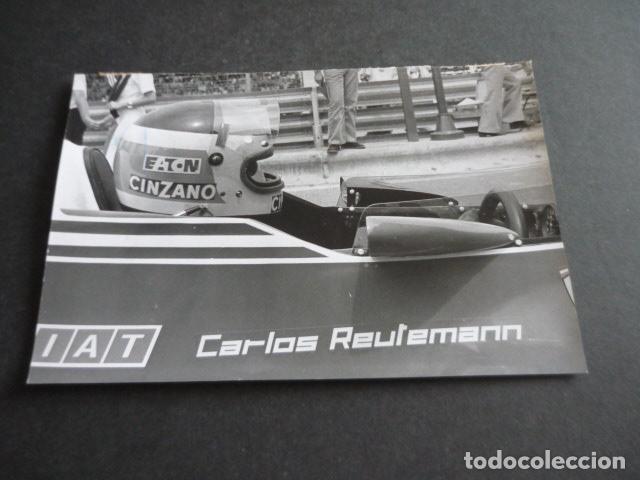 Fotografia antiga: CARLOS REUTEMANN CORREDOR AUTOMOVILISMO ANTIGUA FOTOGRAFIA ORIGINAL 13 X 18 CM