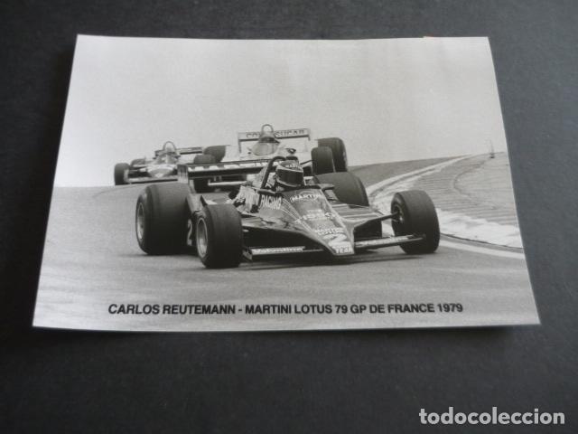 Fotografia antiga: CARLOS REUTEMANN CORREDOR AUTOMOVILISMO ANTIGUA FOTOGRAFIA ORIGINAL 13 X 18 CM