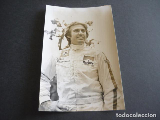 Fotografia antiga: CARLOS REUTEMANN CORREDOR AUTOMOVILISMO ANTIGUA FOTOGRAFIA ORIGINAL 13 X 18 CM