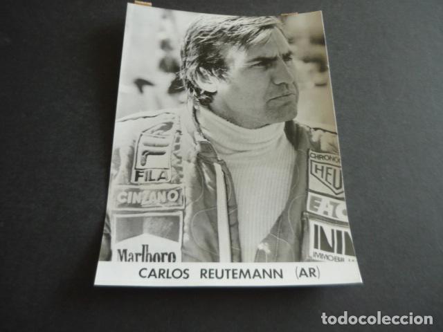 Fotograf&iacute;a antigua: CARLOS REUTEMANN CORREDOR AUTOMOVILISMO ANTIGUA FOTOGRAFIA ORIGINAL 13 X 18 CM