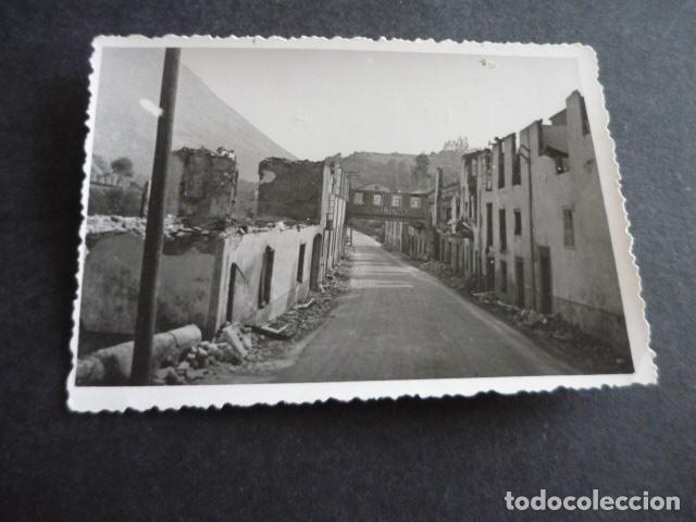 Photographie ancienne: LAS CALDAS DE BESAYA CANTABRIA RUINAS GUERRA CIVIL FOTOGRAFIA POR SOLDADO LEGION CONDOR 6 X 8,5 CM