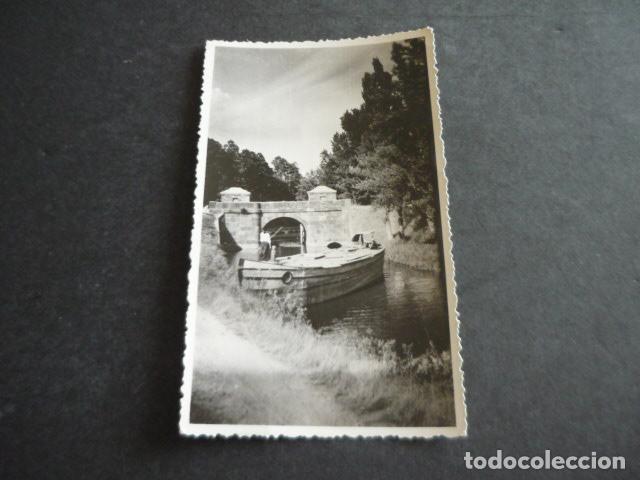 Photographie ancienne: CANAL DE CASTILLA PALENCIA ANTIGUA FOTOGRAFIA 11 X 6,5 CM