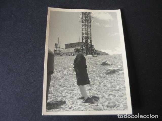 Alte Fotografie: PUERTO DE NAVACERRADA MADRID LA BOLA DEL MUNDO ANTIGUA FOTOGRAFIA 7,5 X 10,5 CM
