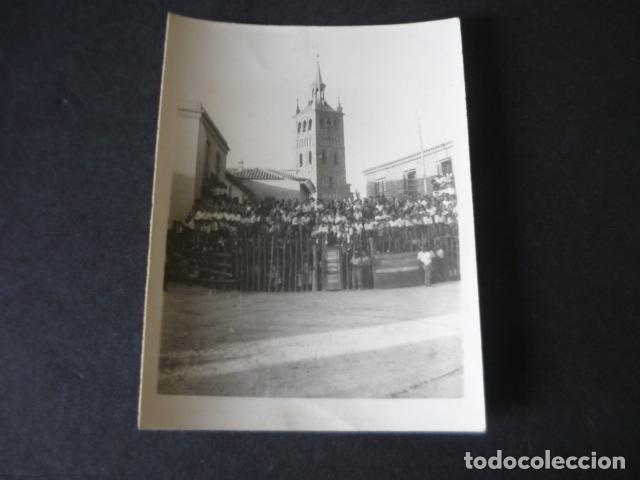 Alte Fotografie: ILLESCAS TOLEDO CORRIDA DE TOROS ANTIGUA FOTOGRAFIA 7 X 9 CM