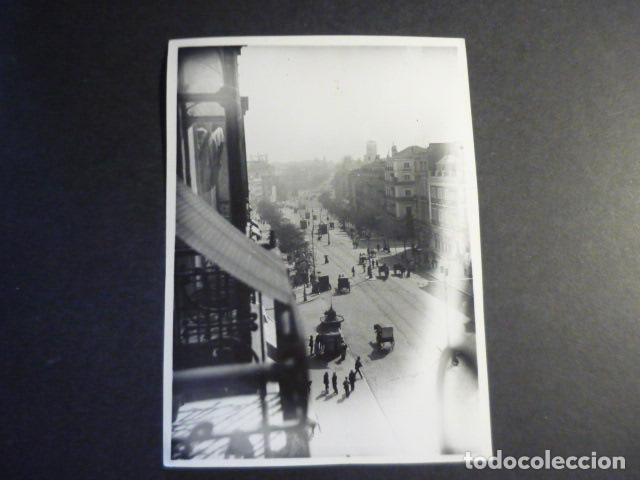 Fotografia antica: MADRID CALLE DE ALCALA ANTIGUA FOTOGRAFIA 12,5 X 17,5 CM