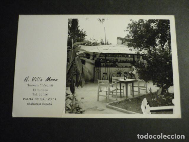 Fotografia antica: PALMA DE MALLORCA HOTEL VILLA MORA POSTAL
