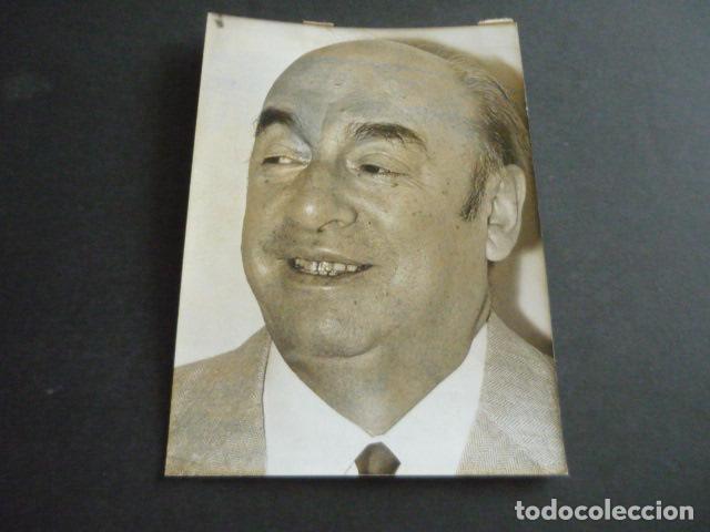 Antique Photography: PABLO NERUDA ESCRITOR ANTIGUA FOTOGRAFIA 13 X 18 CM