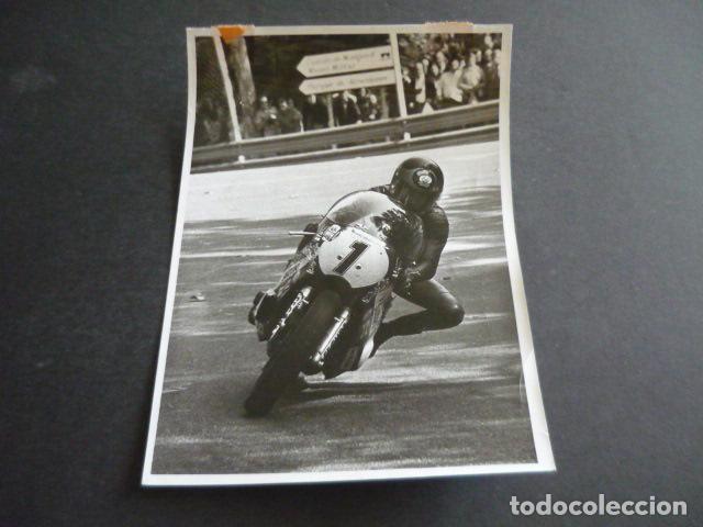 Fotograf&iacute;a antigua: BARRY SHEENE CORREDOR MOTOCICLISMO ANTIGUA FOTOGRAFIA ORIGINAL 13 X 18 CM