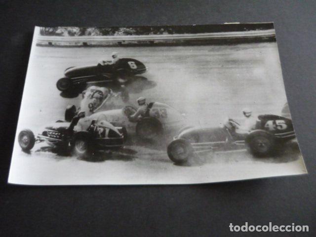 Fotografia antica: SPRINT CARD CIRCUITO AUTOMOVILISMO ANTIGUA FOTOGRAFIA ORIGINAL 15 X 23 CM