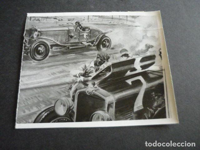 Fotografia antica: DIBUJO CIRCUITO AUTOMOVILISMO ANTIGUA FOTOGRAFIA ORIGINAL 15 X 12 CM