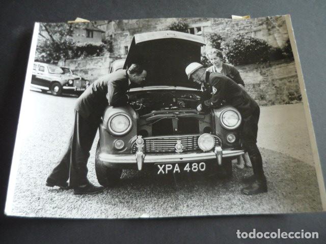 Fotografia antiga: CARRERA DE AUTOMOVILES CIRCUITO AUTOMOVILISMO ANTIGUA FOTOGRAFIA ORIGINAL 19 X 25 CM
