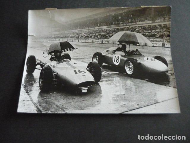 Fotografia antica: GRAN PREMIO DE ALEMANIA CIRCUITO AUTOMOVILISMO ANTIGUA FOTOGRAFIA ORIGINAL 18 X 13 CM