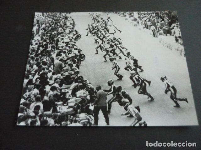 Alte Fotografie: MONTJUICH BARCELONA CARRERA MOTOCICLISMO ANTIGUA FOTOGRAFIA ORIGINAL 20 X 25 CM