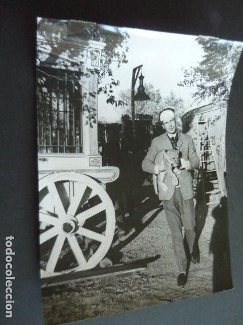 Antique Photography: MADRID RODAJE PELICULA EL FABULOSO MUNDO DEL CIRCO ANTIGUA FOTOGRAFIA ORIGINAL 18 X 24 CM