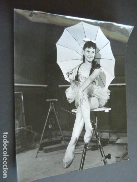 Photographie ancienne: MADRID RODAJE PELICULA EL FABULOSO MUNDO DEL CIRCO ANTIGUA FOTOGRAFIA ORIGINAL 20 X 25 CM