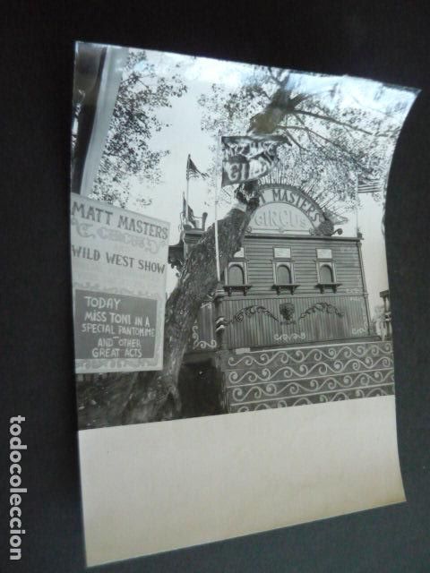 Antique Photography: MADRID RODAJE PELICULA EL FABULOSO MUNDO DEL CIRCO ANTIGUA FOTOGRAFIA ORIGINAL 20 X 25 CM