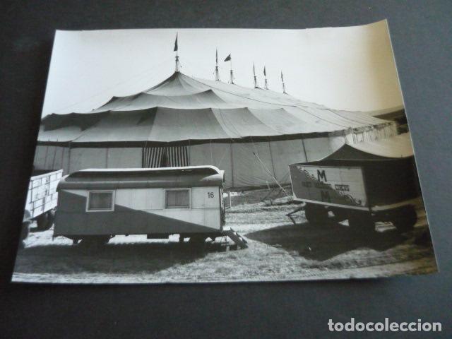 Alte Fotografie: MADRID RODAJE PELICULA EL FABULOSO MUNDO DEL CIRCO ANTIGUA FOTOGRAFIA ORIGINAL 18 X 24 CM