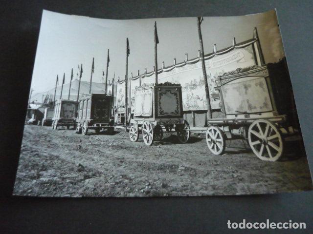 Alte Fotografie: MADRID RODAJE PELICULA EL FABULOSO MUNDO DEL CIRCO ANTIGUA FOTOGRAFIA ORIGINAL 18 X 24 CM
