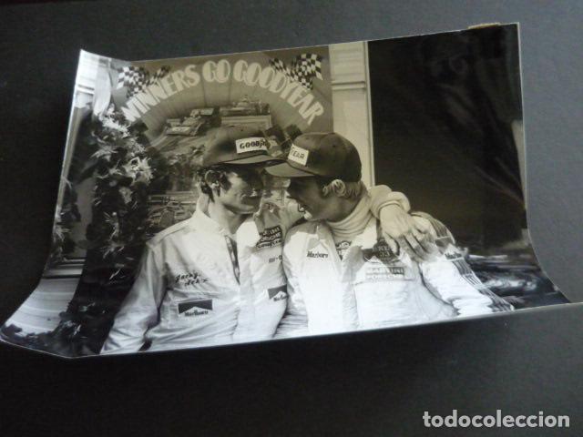 Antique Photography: JACKIE ICKX CORREDOR AUTOMOVILISMO ANTIGUA FOTOGRAFIA ORIGINAL 18 X24 CM
