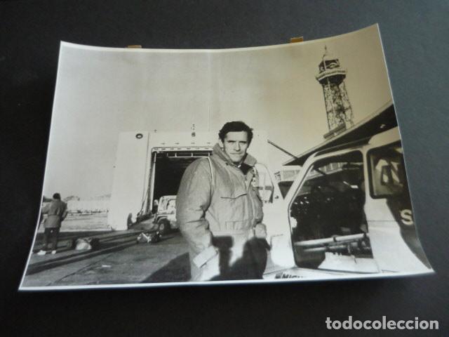 Antique Photography: JACKIE ICKX CORREDOR AUTOMOVILISMO ANTIGUA FOTOGRAFIA ORIGINAL 18 X24 CM