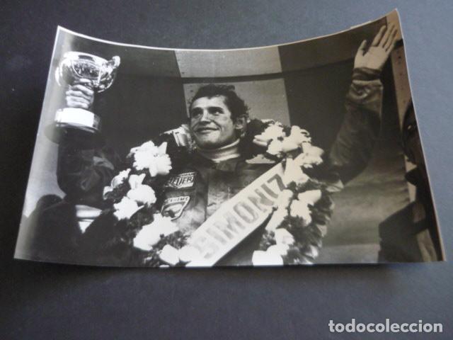 Antique Photography: JACKIE ICKX CORREDOR AUTOMOVILISMO ANTIGUA FOTOGRAFIA ORIGINAL 18 X24 CM
