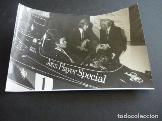 Antique Photography: JACKIE ICKX CORREDOR AUTOMOVILISMO ANTIGUA FOTOGRAFIA ORIGINAL 18 X24 CM