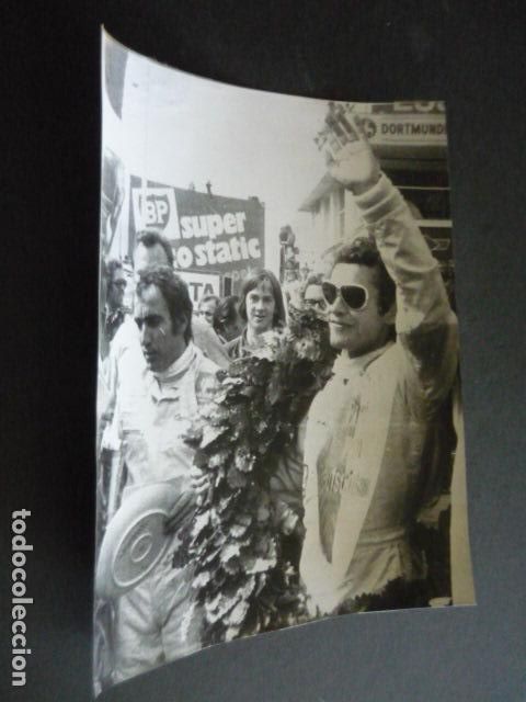 Antique Photography: JACKIE ICKX CORREDOR AUTOMOVILISMO ANTIGUA FOTOGRAFIA ORIGINAL 18 X24 CM