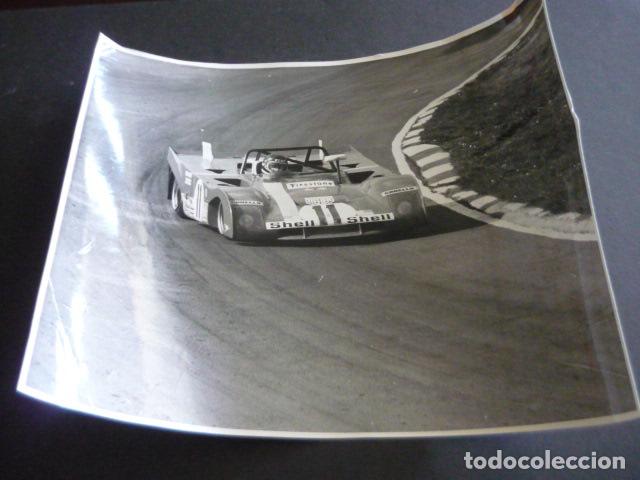 Antique Photography: JACKIE ICKX CORREDOR AUTOMOVILISMO ANTIGUA FOTOGRAFIA ORIGINAL 18 X24 CM