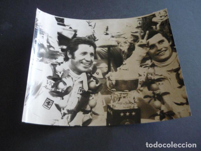 Antique Photography: JACKIE ICKX CORREDOR AUTOMOVILISMO ANTIGUA FOTOGRAFIA ORIGINAL 18 X24 CM