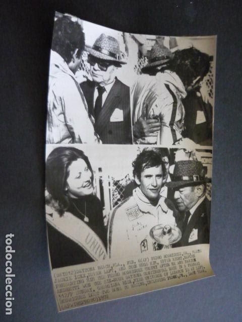 Antique Photography: JACKIE ICKX CORREDOR AUTOMOVILISMO ANTIGUA FOTOGRAFIA ORIGINAL 18 X24 CM