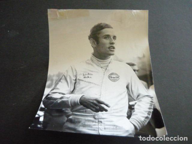 Antique Photography: JACKIE ICKX CORREDOR AUTOMOVILISMO ANTIGUA FOTOGRAFIA ORIGINAL 20 X 16 CM