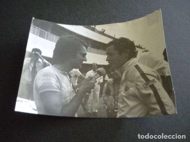 Antique Photography: JACKIE ICKX CORREDOR AUTOMOVILISMO ANTIGUA FOTOGRAFIA ORIGINAL 12 X 18 CM