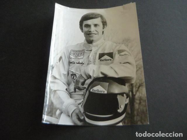 Antique Photography: JACKIE ICKX CORREDOR AUTOMOVILISMO ANTIGUA FOTOGRAFIA ORIGINAL 12 X 18 CM