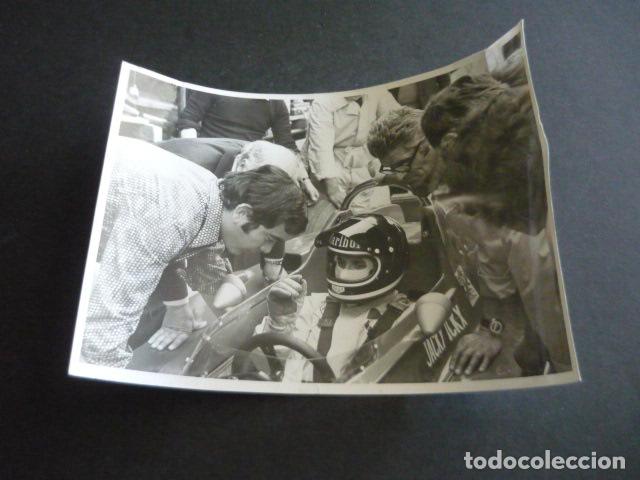 Antique Photography: JACKIE ICKX CORREDOR AUTOMOVILISMO ANTIGUA FOTOGRAFIA ORIGINAL 12 X 18 CM