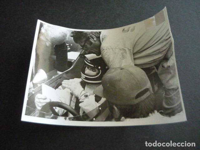 Antique Photography: JACKIE ICKX CORREDOR AUTOMOVILISMO ANTIGUA FOTOGRAFIA ORIGINAL 12 X 18 CM