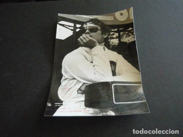 Fotograf&iacute;a antigua: JACKIE ICKX CORREDOR AUTOMOVILISMO ANTIGUA FOTOGRAFIA ORIGINAL 12 X 18 CM