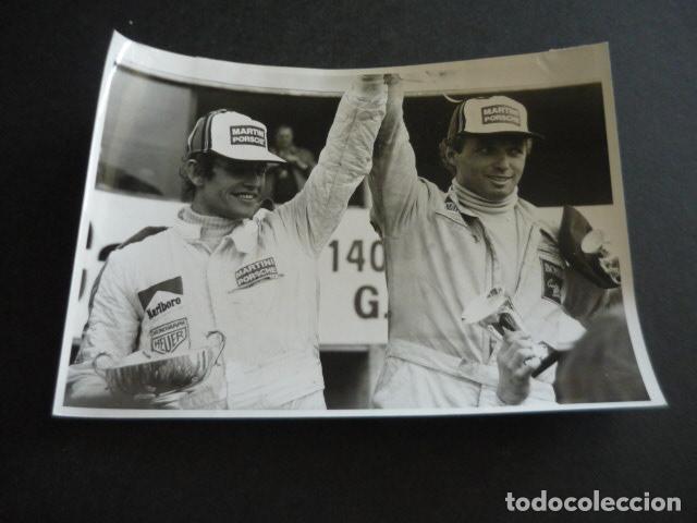Fotograf&iacute;a antigua: JACKIE ICKX CORREDOR AUTOMOVILISMO ANTIGUA FOTOGRAFIA ORIGINAL 12 X 18 CM
