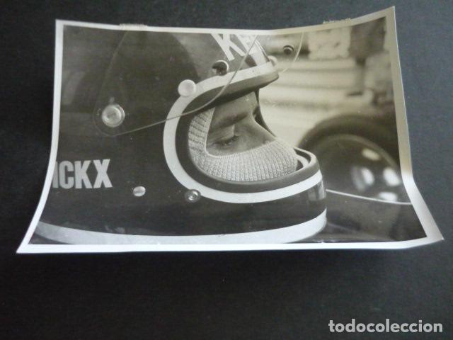 Fotograf&iacute;a antigua: JACKIE ICKX CORREDOR AUTOMOVILISMO ANTIGUA FOTOGRAFIA ORIGINAL 12 X 18 CM