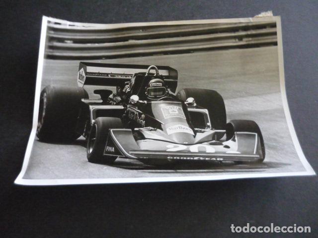 Fotograf&iacute;a antigua: JACKIE ICKX CORREDOR AUTOMOVILISMO ANTIGUA FOTOGRAFIA ORIGINAL 12 X 18 CM