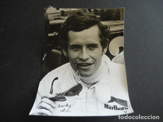 Fotograf&iacute;a antigua: JACKIE ICKX CORREDOR AUTOMOVILISMO ANTIGUA FOTOGRAFIA ORIGINAL 12 X 18 CM