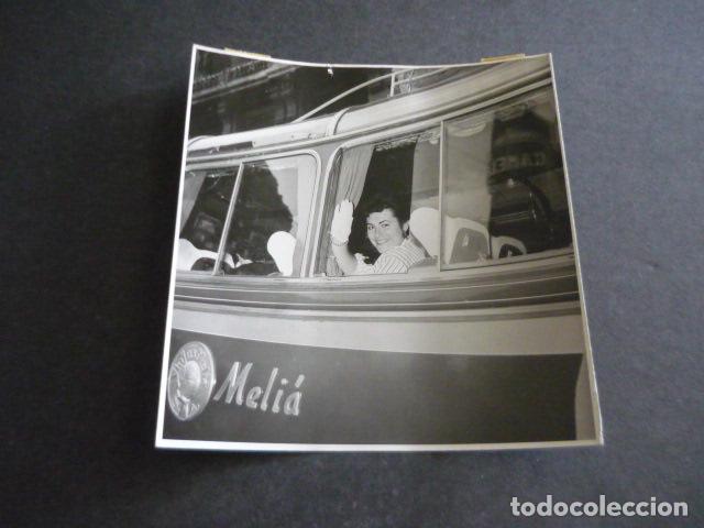 Photographie ancienne: ISABEL GARCIA SANCHA GANADORA CONCURSO UNA SEMANA CON GLORIA LASSO ANTIGUA FOTOGRAFIA 18 X 12 CM