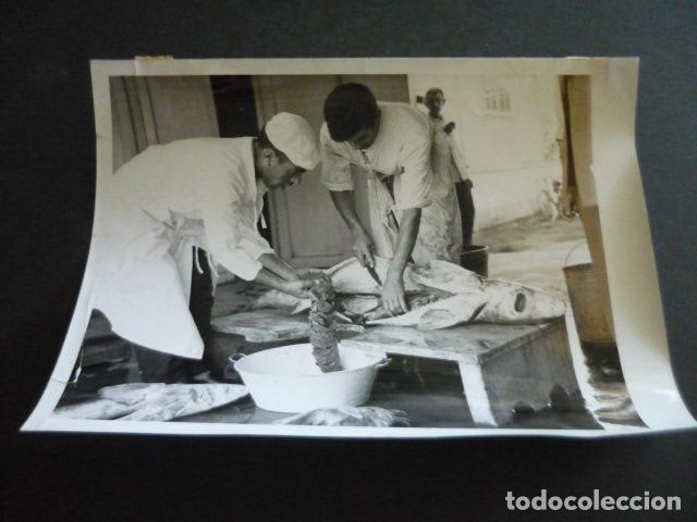 Alte Fotografie: PESCA DEL ESTURION CAVIAR ANTIGUA FOTOGRAFIA ORIGINAL 24 X 18 CM