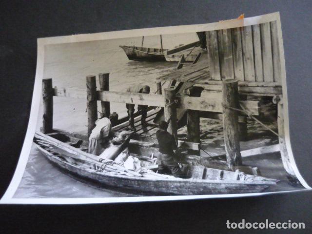 Alte Fotografie: PESCA DEL ESTURION CAVIAR ANTIGUA FOTOGRAFIA ORIGINAL 24 X 18 CM