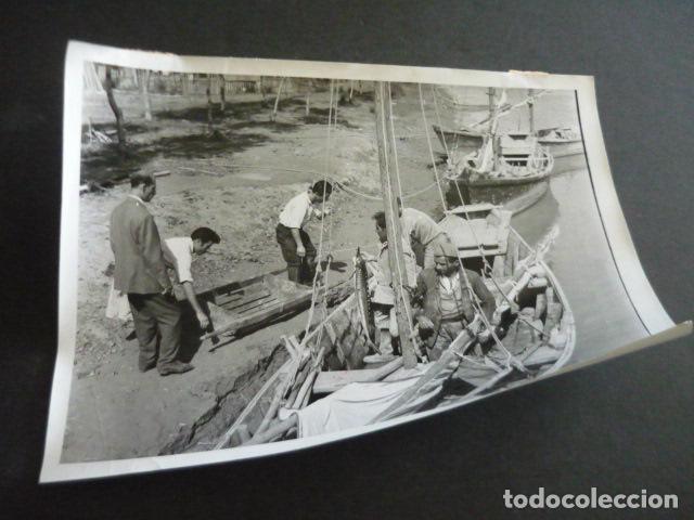 Alte Fotografie: PESCA DEL ESTURION CAVIAR ANTIGUA FOTOGRAFIA ORIGINAL 24 X 18 CM
