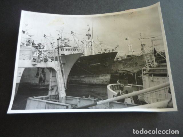 Photographie ancienne: LAS PALMAS DE GRAN CANARIA PUERTO PESQUERO ANTIGUA FOTOGRAFIA ORIGINAL 13 X 18 CM
