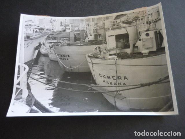 Fotografia antiga: LAS PALMAS DE GRAN CANARIA PUERTO PESQUERO ANTIGUA FOTOGRAFIA ORIGINAL 13 X 18 CM